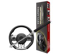 Tevlaphee Antivol Voiture, Canne Antivol Voiture, Antivol Volant Voiture(Noir)