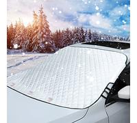 Tevlaphee Protege Pare Brise Givre, Protection Pare Brise Hiver, Couverture Pare Brise Voiture, 3 magnétique, Universelle pour Voiture Anti Givre, Neige, Glace, Pluie et Soleil, Repliable, 197*128cm