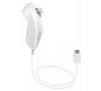 Tevodo Manette Wii Nunchuck, 1 manette Nunchuck compatible avec console Wii Wii U (blanc)