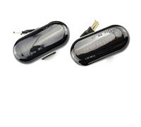 Teweakt Feu de position latéral clignotant séquentiel for Dacia Duster Dokker Lodgy Renault Megane 1 Clio1 2 KANGOO ESPACE Smart(Smoked Black)