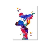 Teweakt Mère Enfant Aquarelle Impression maternité Allaitement Art Toile Peinture Photo Affiche médecin obstétrique et gynécologie décor(Picture 3,30x42cm No Frame)