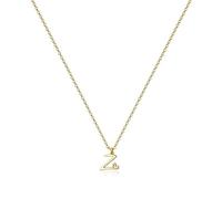 TEWIKY Initial Necklace for Women Girls, 14k Gold Filled Necklaces Dainty Gold Letter Z Pendant Necklace Trendy Waterproof Simple Cute Necklaces Custom Personalized