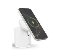SBS Mobile Chargeur d'appareils mobiles TEWIRMAGFOLD2IN1 2 en 1 pliable sans fil magnétique Blanc