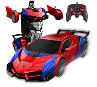TEWWCEO Voiture Télécommandée Transform Spider,2 en 1 Transformable Radiocommande RC Robots,Transformateur de Voiture Télécommandée,Enfants 3 4 5 6 7 8 9 10 11 12 13 14 Ans,Jeux Intérieur Extérieur