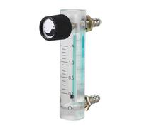 Tewwyler 0.1-1.5Lpm 1.5L Débitmètre D'Oxygène Débitmètre Avec Vanne De Régulation Pour Oxygène Air Gaz