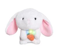 Tewzafiya Animal interactif Mignon réaliste Amusant et interactif, Animale robotique Qui Parle avec Son et lumière | pour Maison, intérieur, Chambre, crèche, Confort, Jeu Compagnon de Noël