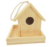 Tewzafiya Bird Nest House, Outside Bird House - Chalet robuste en cage de nidification | Boîte de perroquet au chaud, salle à oiseaux en plein air, décoration de patio de jardin pour