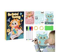 Tewzafiya Cahier d'exercices pour Apprendre à écrire, Exercices d'écriture pour - Poignées de Crayon pour l'écriture à la Main des,Livre d'exercices d'écriture, poignées pour