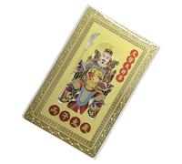 Tewzafiya Carte Tai Sui 2025,Carte de Tai Sur Carte 2025 | de bonne année du serpent - 2025 Tai Sui Carte d'or Carte de prière