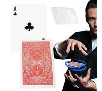 Tewzafiya Cartes Volantes flottantes Magiques | Trucs drôles Prank Cards Prop - Flottant Volant Carte à Jouer Accessoires Magiques UFO Carte Tours de Magie Gros Plan Rotatif Carte Jouets