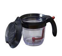 Tewzafiya Coupe de séparateur de graisse - Coupe séparateur de graisse transparent | Filtre alimentaire, séparateur de graisse de cuisine avec libération inférieure, écumoire de cuisine