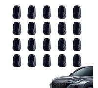 Tewzafiya Couvercle de boulon de l'écrou 'aileron de roue, ensemble de couverture de l'écrou de l'ailette | Couvertures pour écrous pour pneus en acier au carbone - Protection pour boulons pour pneus