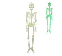 Tewzafiya Décorations squelette Halloween, 1,5 m Os Fluorescents Dans Le Noir Cintre De Porte Décoration | Squelettes d'extérieur | pour Bar, Cour, Jardin, Mur, Maison sorcière, extérieure,