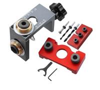 Tewzafiya Drill Jig pour trous droits, masques de travail du bois | Outil de guide de forage réglable,Outil de joint de travail du bois, guide de guide pour la