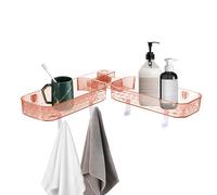 Tewzafiya Étagère d'angle pour salle de bain | Porte-égouttoir multifonction stable | Support pour bouteilles mural - pour lavabo et cuisine, organisation routinière, hygiène domestique pratique