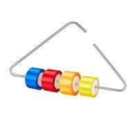 Tewzafiya Étagère de Rangement pour Rubans, Organisateur de Bandes métalliques | Support Triangulaire en d'aluminium, Outil de Rangement Facile d'accès pour Rubans, Tresses en Tissu, Fils et Autres