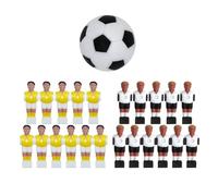 Tewzafiya Figurine de rechange pour homme de football avec ballon - Figurines Soccer Guys pour jeu de football - Kit amusant pour fans, adultes, amis