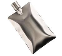 Tewzafiya Flacon de bouteille de vin, flacon en acier inoxydable | Flasque portable plate pour boire | Bouteille de vin étanche aux fuites d'alcool pour hommes et femmes