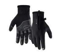 Tewzafiya Gants chauds pour écran tactile, gants de vélo pour écran tactile, moufles de moto coupe-vent, gants antidérapants pour le cyclisme, la randonnée, la conduite, la marche, la frappe, le sport