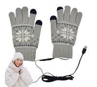 Tewzafiya Gants chauffants pour femmes, gants chauffants USB | Gants chauffants pour femmes réglables Gants chauffants électriques | Gants chauffants pour hommes Gants d'équitation chauffants avec