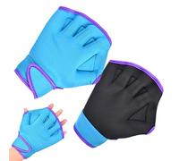 Tewzafiya Gants de natation pour femmes, gants de natation palmés - Gants de natation pour gants d'eau - Équipement de plongée de gants en caoutchouc pour aider l'entraînement résistant à la pièce