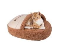 Tewzafiya Lit pour chats | Relaxant pour chiens - sommeil doux et chaud avec bord pour chiots et chatons avec effet apaisant confortable pour l'hiver et le voyage pour un repos optimal