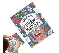 Tewzafiya Livre à Colorier - Livre à Peindre - Activités Artistiques A4 avec Peinture et Dessin pour Garçons Creative Projets Amusants pour Filles et Garçons