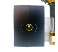 Tewzafiya Livre d'or de remise de diplôme 2025 Signe du livre d'or de remise des diplômes - Autographe d'études supérieures Paper College Memory Scrapbook pour l'école secondaire