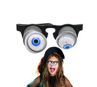 Tewzafiya Lunettes drôles avec globe oculaire | Lunettes folles | Article de fête pour farces, spectacles, réunions de famille, festivals, carnavals, événements de Noël et jeux photo
