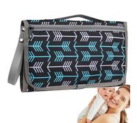 Tewzafiya Matelas à langer de voyage, table à langer - Matelas à langer imperméable | Protection de lit de nuit, table à langer de voyage pliable pour urine et sueur