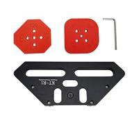 Tewzafiya Modèle pour rayon du routeur - guide pour arrondis, guide léger pour coupe en d'aluminium pour amateur de bricolage, arêtes de meubles