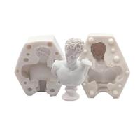 Tewzafiya Moule à bougie en silicone | Vénus Déesse Bougie Forme de statue Laokoon - Moule à bougie fait à la main - Moule à bougie en plâtre - Accessoires de décoration pour la maison