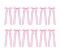 Tewzafiya Nœuds en satin pour bougies - 12 décorations pour bougies avec nœud en satin - autocollants pour mariage, maison, anniversaire, cadeau, emballage de bureau