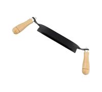 Tewzafiya Outil de débarrage de rasage droit, Outil de rasage,Outil de blanchissement de 8 pouces en bois avec poignée en bois - écorce, coupe de dessin manuel pour menuiserie