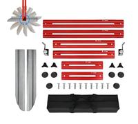 Tewzafiya Outil de modèle de bande de roulement d'escalier, jauge de bande de roulement solide,Masque de bande de roulement pour des mesures précises - Outil de suivi des marches d'escalier