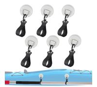 Tewzafiya Patch et crochet de corde, dispositifs de fixation du paddle Board | 6X Fixation rapide Patch Stable - Boucle fixe marine stable, boucle du câble Paddleboard pour radeau, bateau, Kayak,