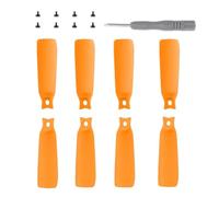 Tewzafiya Petites hélices de drones, hélices aériennes pour drones, ailes de drones légères, Hélices basses et colorées aile colorée, avions Vlog de remplacement