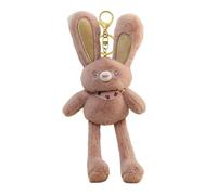Tewzafiya Plush Bunny, Bunny Keychain - Tirant Les Oreilles de Sac à Dos | Lapin en Peluche Toy Fun Interaction Tirer Les Oreilles de Lapin Animaux en Peluche pour