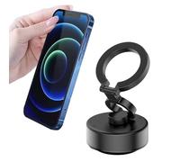 Tewzafiya Porte de téléphone magnétique à vide, support de téléphone d'aspiration - Porte de navigation avec aimant - Accessoires d'intérieur de voiture, berceau de voiture flexible, rotation