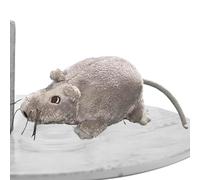 Tewzafiya Poupée en peluche pour souris, animal en peluche pour rats - Peluche réaliste avec souris douce en peluche | Blague pour chat Fausse fournitures pour petites fêtes pour enfants et première