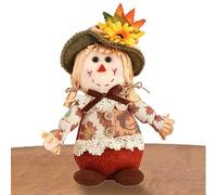 Tewzafiya Poupées de récolte pour la maison, poupées de récolte d'automne, douces et créatives, Nains d'automne, jouets de Thanksgiving, décoration de table multifonctionnelle pour cheminée