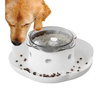 Tewzafiya Puzzle Chargeur lent, Chargeur de puzzle pour nourriture pour chien - Bol interactif d'alimentation par poussée pour entraînement à alimentation lente | Distributeur de soulagement de