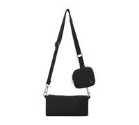 Tewzafiya Sacs à bandoulière, sacs à main tendance pour femme - Double sac en toile - Sac à main - Sac à bandoulière réglable pour dossiers, livres, Noir , voir description