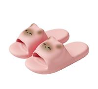 Tewzafiya Sandales de douche de bain, pantoufles pour chat pour femme - Sandales de chat de salle de bain et attrayantes pour plage, gym, piscine, décontracté, tenue quotidienne, rose, 40 EU