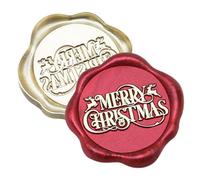 Tewzafiya sceau de de Noël, de Noël - sceau de à cacheter de Noël - Têtes pour timbres de à cacheter de Noël, tampons de sceaux vintage pour invitations