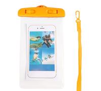 Tewzafiya Support de téléphone portable étanche pour les sports nautiques - Sac à écran tactile avec cordon pour cyclisme, bateau, camping, kayak, croisière, parc aquatique, pêche, plongée avec tuba