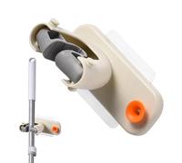 Tewzafiya Support pour balai et serpillère - Support pour balai à franges, organiseur d'outils de nettoyage sans résidus autocollant pour buanderie, cuisine commerciale, cave, cuisine