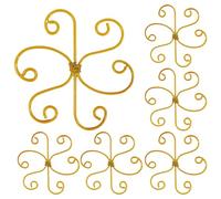 Tewzafiya Supports de tige pour d'intérieur, support de ,Mobilier de jambe pour d'intérieur | Ensemble de 6 stabilisateurs de métaux bonstera