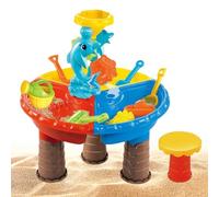 Tewzafiya Table de Jeux Aquatiques pour | Jeux d'extérieur avec Table d'eau et activités de Plage | Jeux éducatifs Activités Sensorielles pour la Petite enfance Apprentissage préscolaire