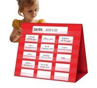 Tewzafiya Tableau de Poche | Support pour Cartes d'apprentissage | Tableau d'apprentissage Pliable des Deux côtés pour Jeux de Mots et phonétique, Affichage de Lecture pour, étudiants